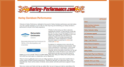 Desktop Screenshot of harley-performance.com